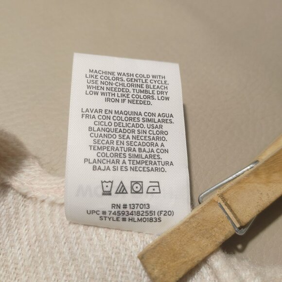 Woolrich Striped Poncho Wrap Scarf One Size Fits All Soft Polyester/Viscose Blen - Picture 3 of 11